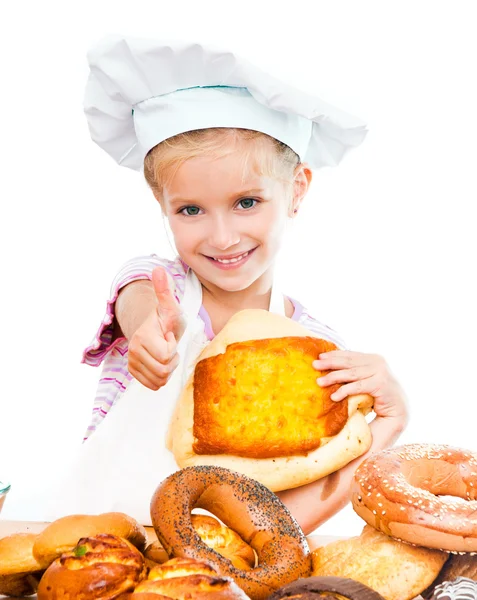 Little baker — Stock Photo, Image