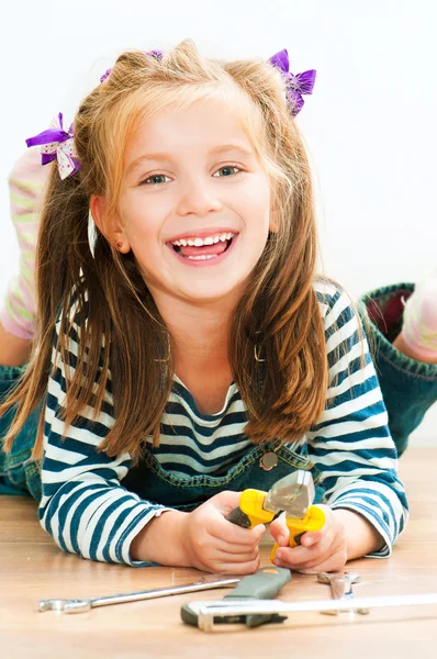 Menina sorridente — Fotografia de Stock