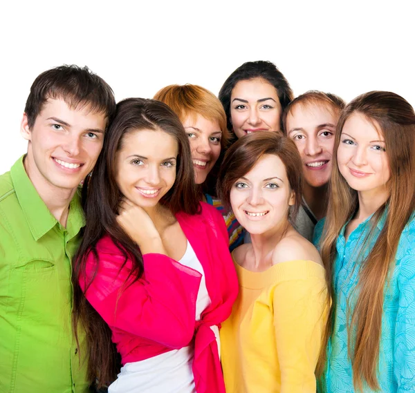 Gelukkig jonge groep van — Stockfoto