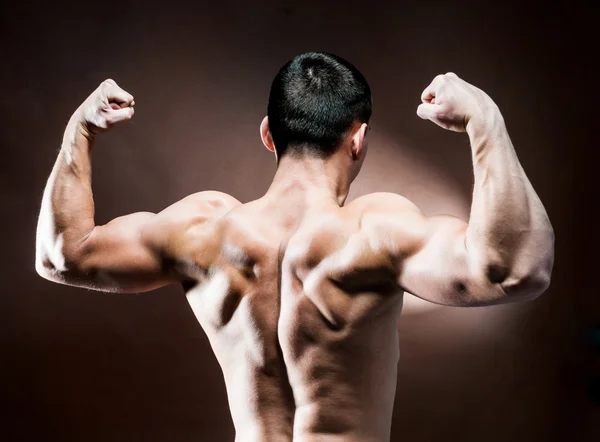 Muscular male back — Stock Photo, Image