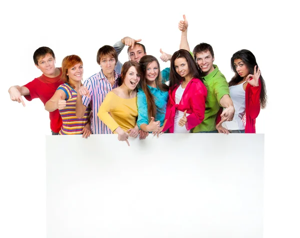 Happy young group of Royalty Free Stock Images