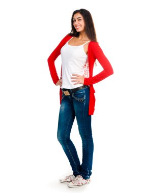 Kameraya bakarak öğrenci