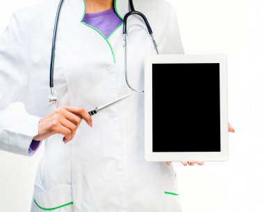 Doktor ile dijital tablet