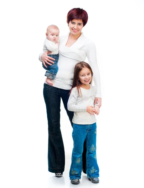 Mother with babies — Stock Photo, Image