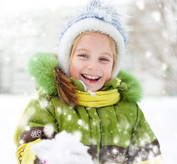 Girl winter vacation Royalty Free Stock Images