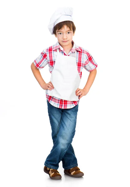 Boy dressed as a cook — Stock Photo, Image