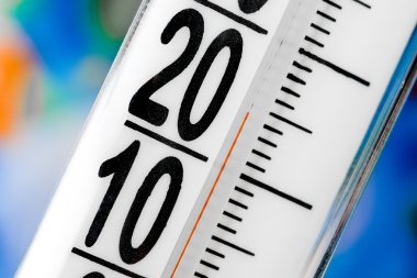 Thermometer scale clipart
