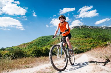 Mountain biker
