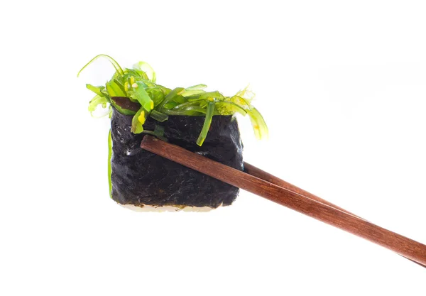 Sushi på vit — Stockfoto