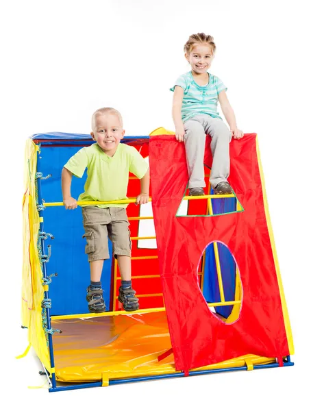 Kids on a playground — Stock Photo, Image