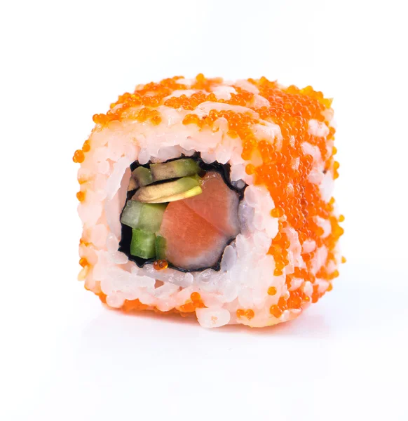 Sushi op wit — Stockfoto