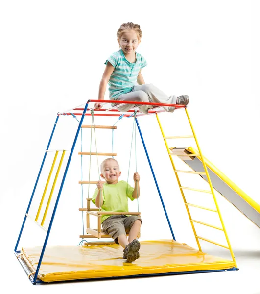 Little girl on a playground — Stock Photo, Image