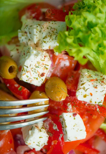 Griechischer Salat — Stockfoto