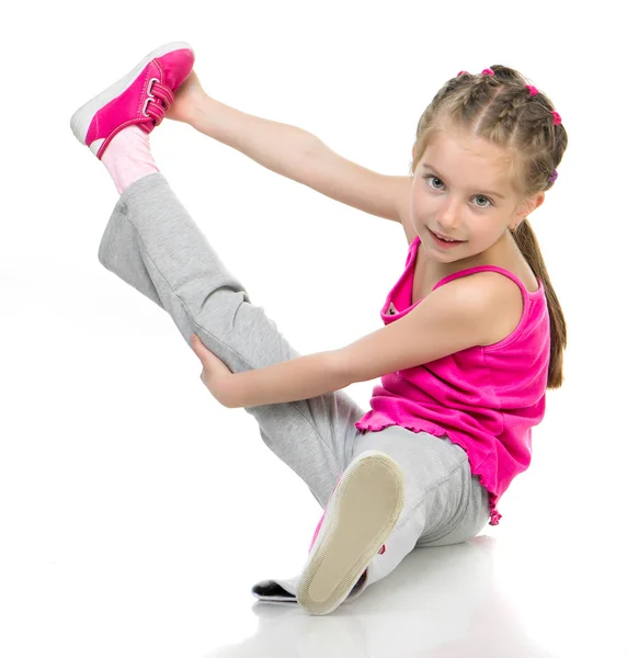 Girl gymnast — Stock Photo, Image