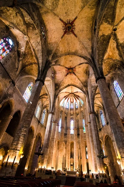 Cattedrale gotica a Barcellona — Foto Stock