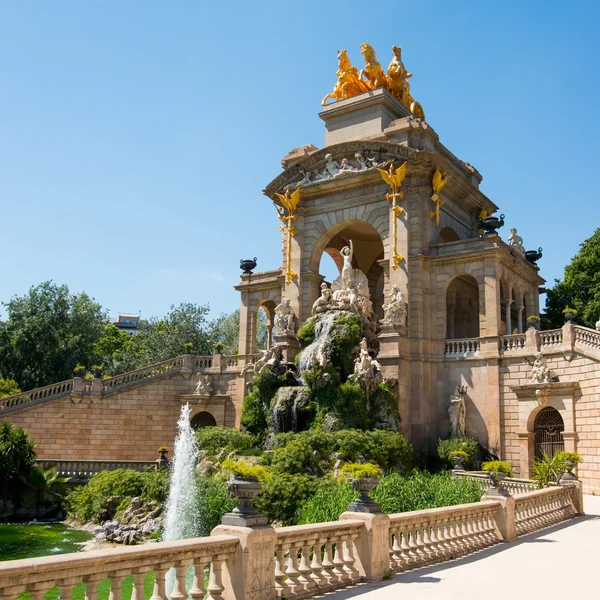 Fuente en Barcelona — Foto de Stock