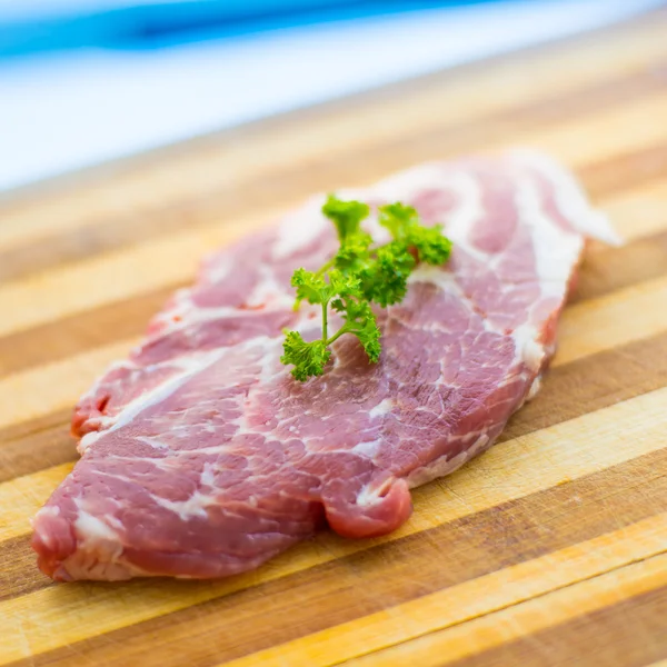 Raw meat for steak — Stock Photo, Image