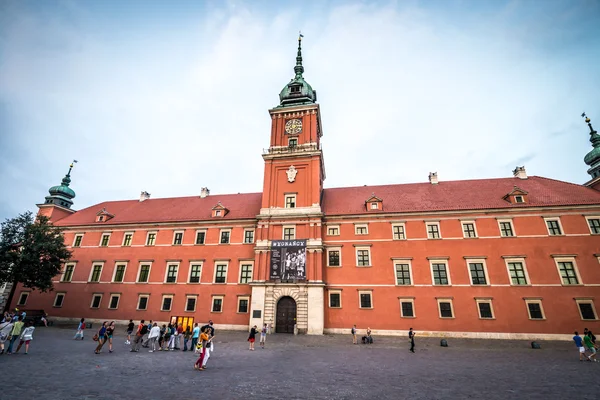 Plaza del Castillo en Varsovia — Foto de Stock