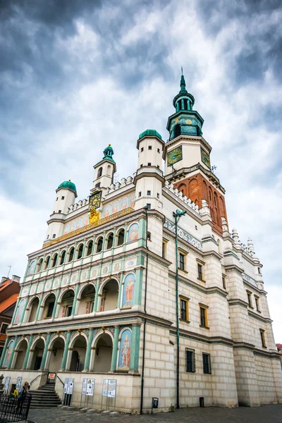 A praça central de Poznan — Fotografia de Stock