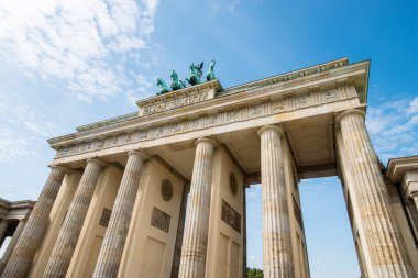 Berlin 'de Brandenburg kapısı