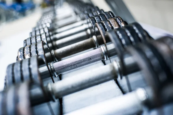 Sports dumbbells — Stock Photo, Image