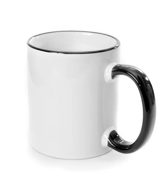 Tasse auf weiß — Stockfoto