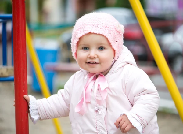 Baby on the playground — Stock Photo, Image