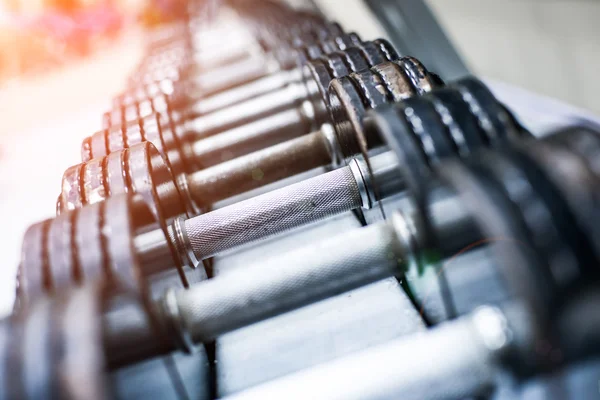 Dumbbells esportes — Fotografia de Stock