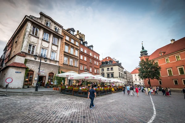 Plaza del Castillo en Varsovia — Foto de Stock