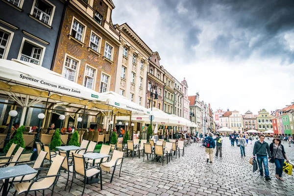 The central square of Poznan — Stock Photo, Image