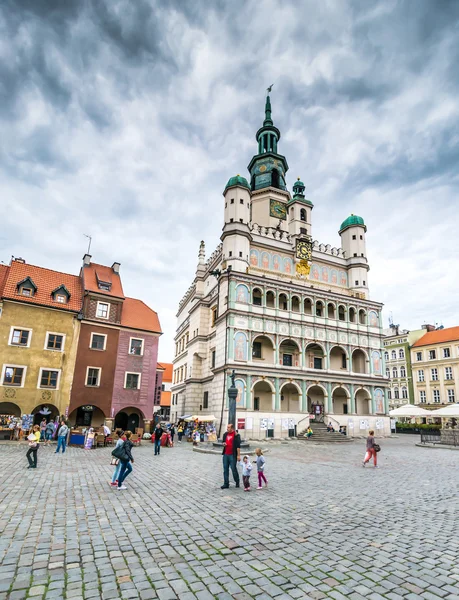 The central square of Poznan — Stock Photo, Image