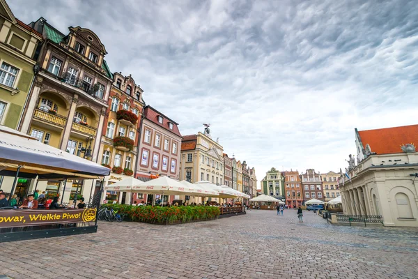 Det centrala torget i poznan — Stockfoto