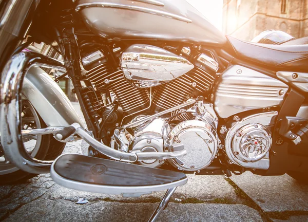 Motorcycle engine — Stock Photo, Image