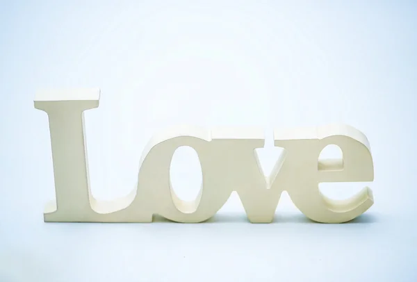 Ordet kärlek — Stockfoto