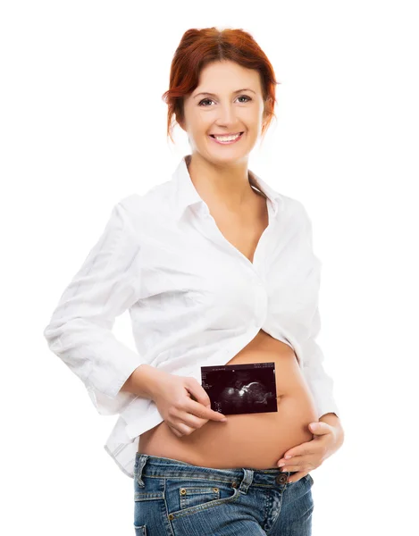 Beautiful pregnant woman — Stock Photo, Image