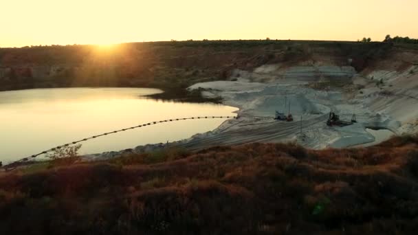 Blick auf den Sandsteinbruch — Stockvideo