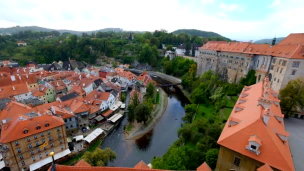 Cidade de Krumlov, República Checa — Vídeo de Stock