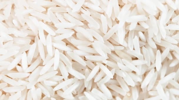 White rice on the table — Stock Video