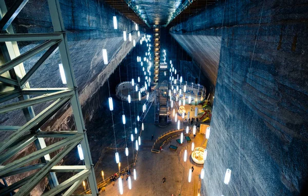 Vista dall'alto di Salina Turda — Foto Stock