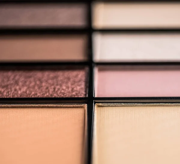 Pastellfarbene Palette von Lidschatten — Stockfoto