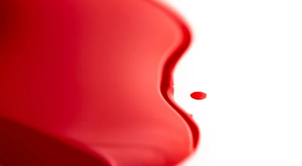 Mancha roja brillante de pintura — Foto de Stock