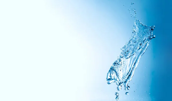 Salpicaduras de agua con espacio de copia — Foto de Stock