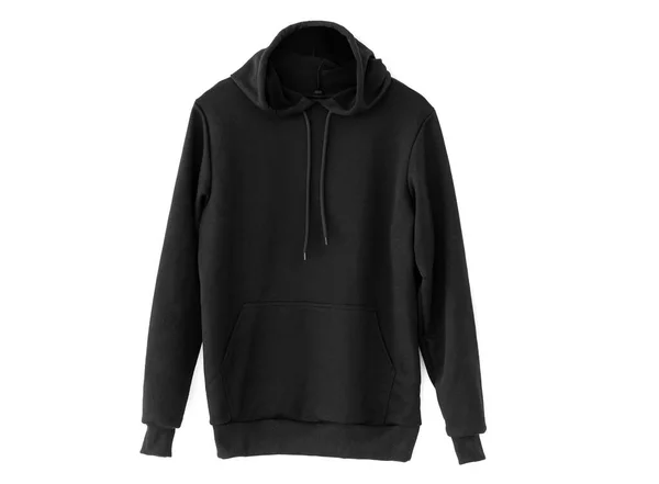 Comfortable black hoodie — Stock Photo, Image