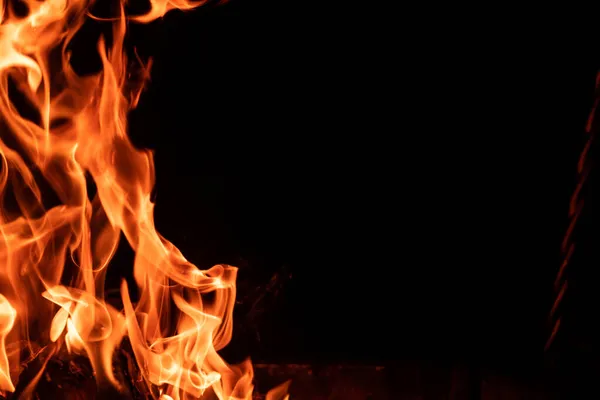 Naranjas llamas de fuego — Stockfoto