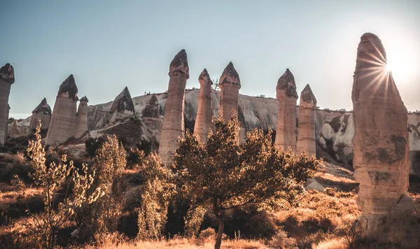 Strukturer för Love Valley i Turkiet — Stockfoto