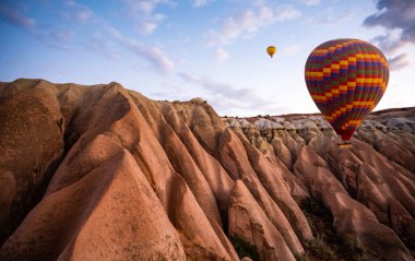 Türkiye 'nin Kapadokya kentinde sıcak hava balonu festivali