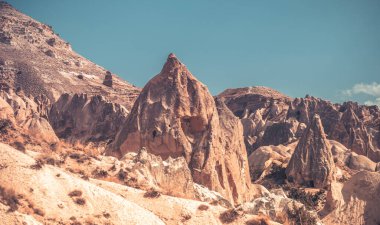 Kapadokya dağlarındaki evler, Türkiye