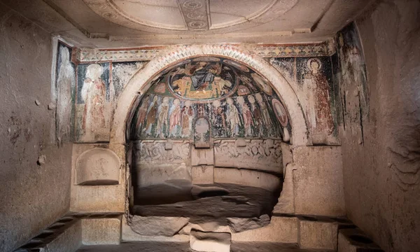 Пещерная церковь в Каппадокии — стоковое фото