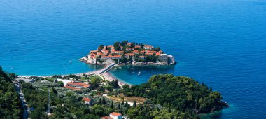 Sveti stefan Adası nda Karadağ