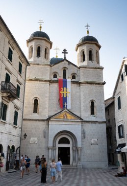 Karadağ 'ın Kotor kenti yazın